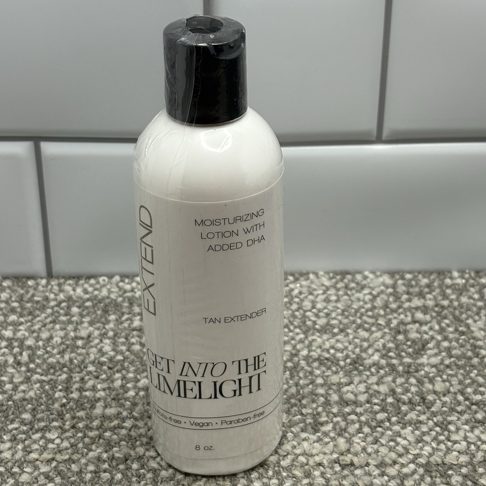 Get Into‎ The Limelight Tan Extender Lotion Moisturizer New Sealed 8 Oz Vegan